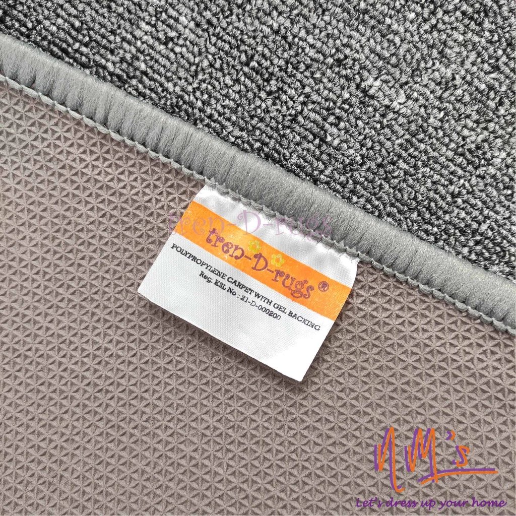 Tren-D-rugs Keset polos anti slip lebar 50 cm x meteran - Gambar 6