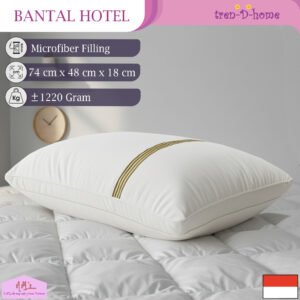 Tren-D-home Bantal tidur hotel 74 cm x 48 cm x 18 cm
