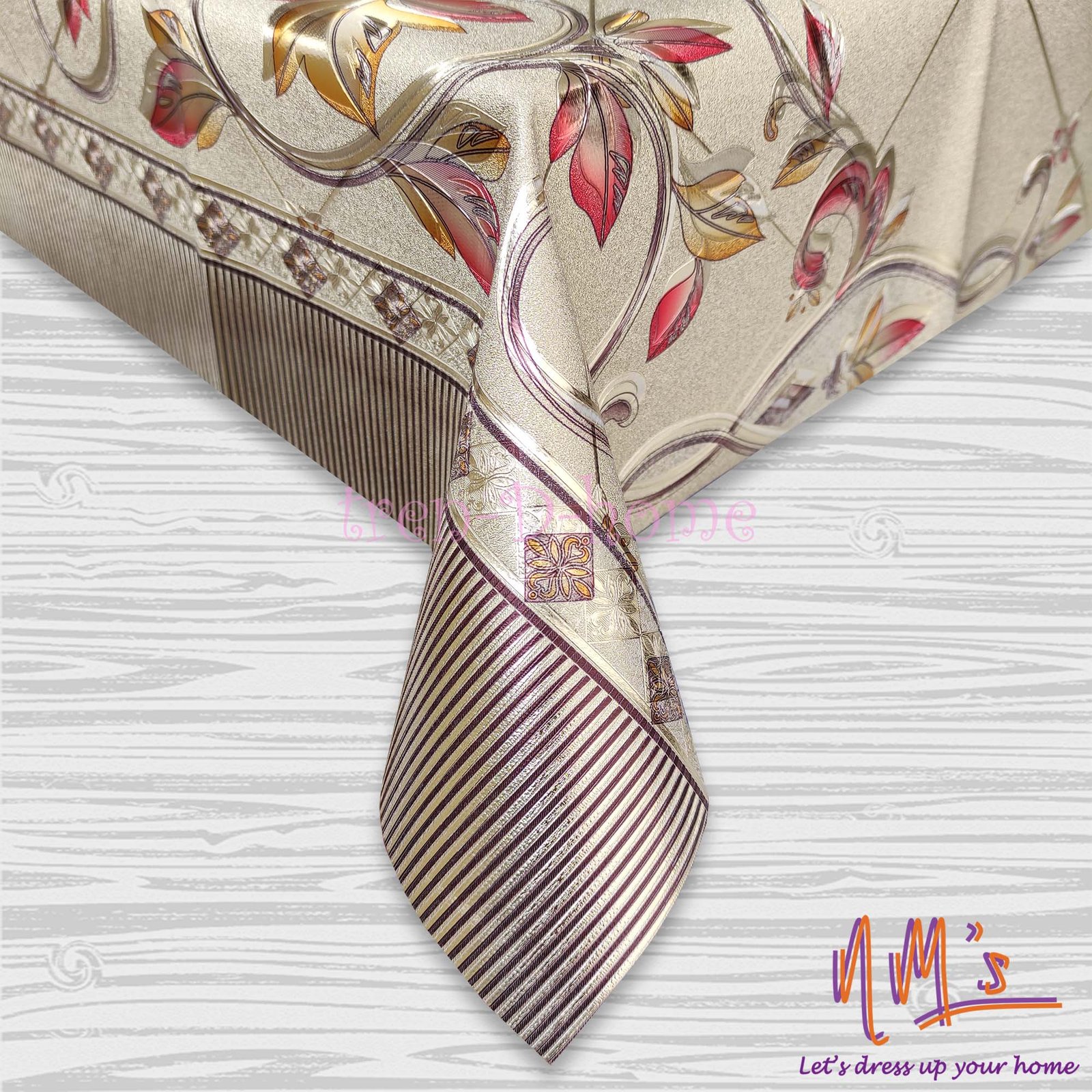 Tren-D-home Taplak motif modern waterproof 1.37 m x 30 m - Gambar 2