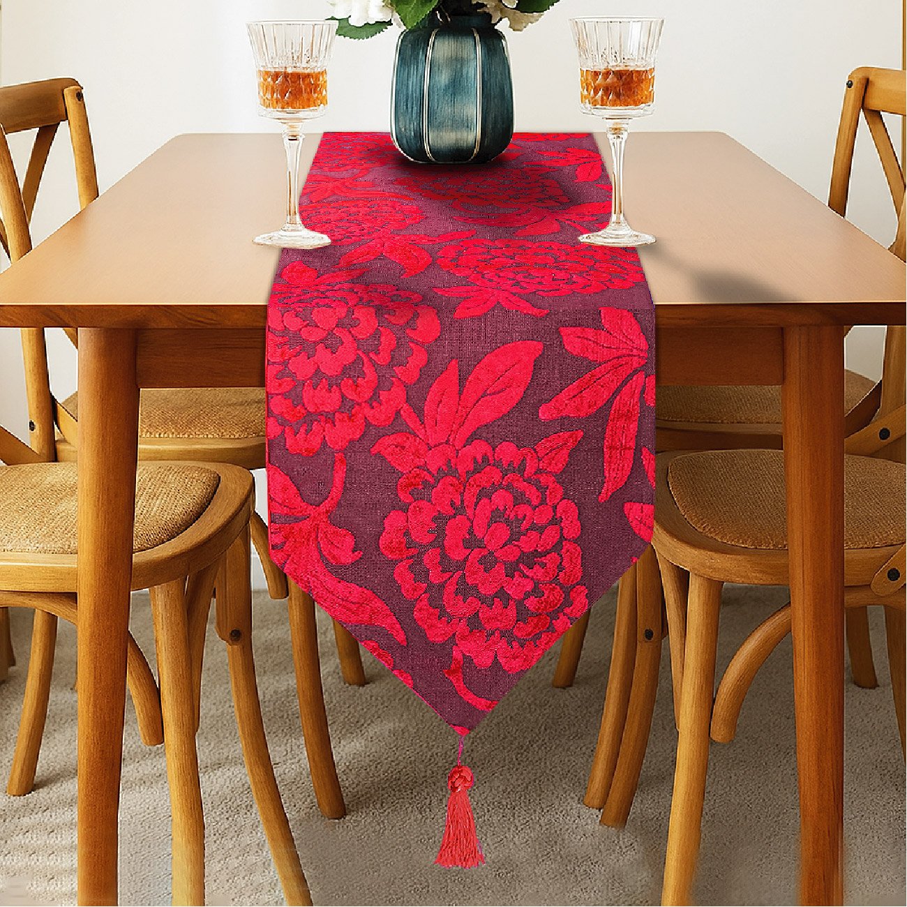 Tren-D-home taplak motif aesthetic modern 32 cm x 150 cm - Gambar 2