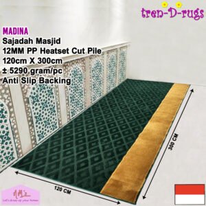 Tren-D-rugs Sajadah anti slip motif turki 120 cm x 300 cm