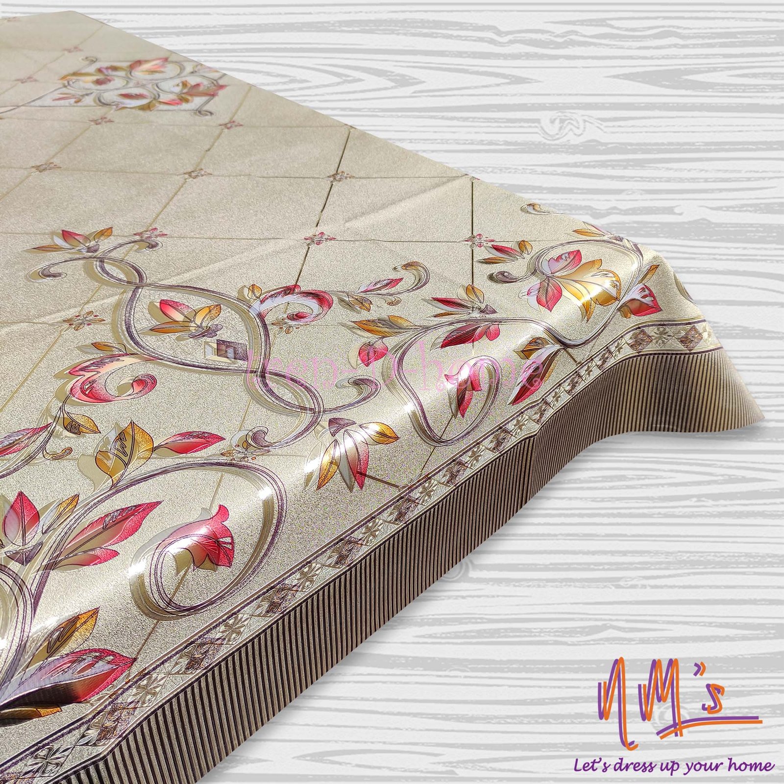 Tren-D-home Taplak motif modern waterproof 1.37 m x 30 m