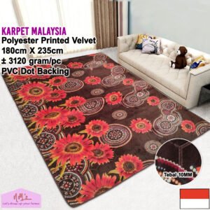 Karpet malaysia motif aesthetic modern 180 cm x 235 cm