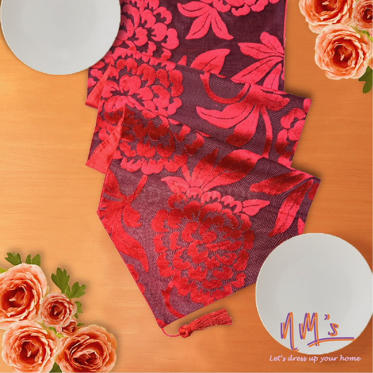 Tren-D-home taplak motif aesthetic modern 32 cm x 150 cm - Gambar 3