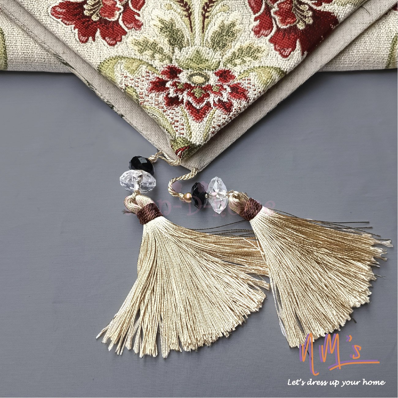 Tren-D-home taplak motif jacquard aesthetic 32 cm x 210 cm - Gambar 3