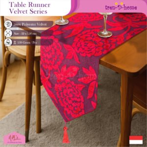 Tren-D-home taplak motif aesthetic modern 32 cm x 150 cm