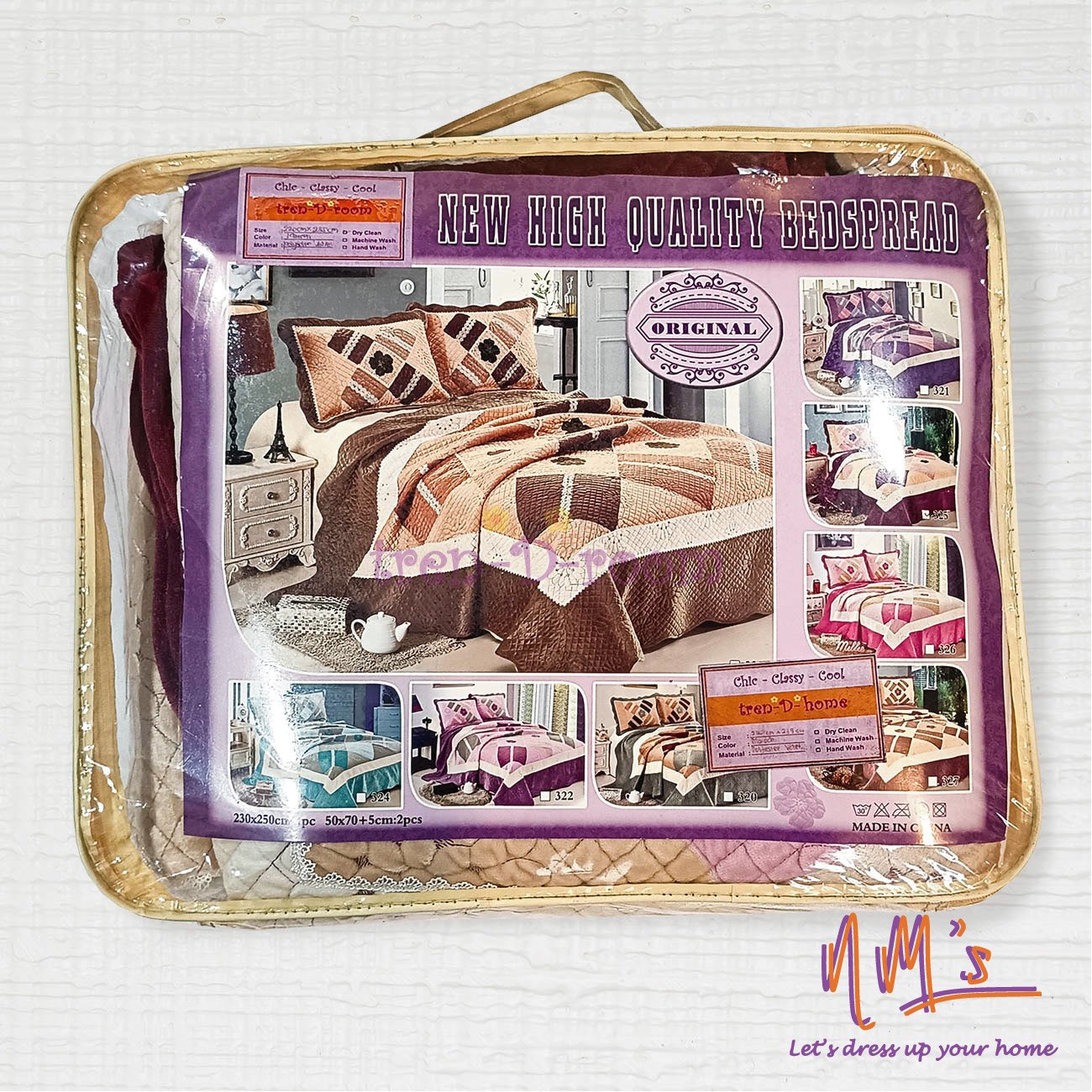 Tren-D-room Sarung dan Bed cover quilt set 220 cm x 235 cm - Gambar 5