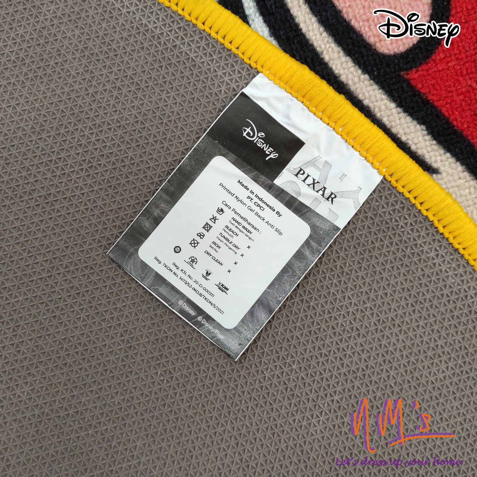 Karpet Disney Mickey Mouse Official Merchandise round 160cm - Gambar 2