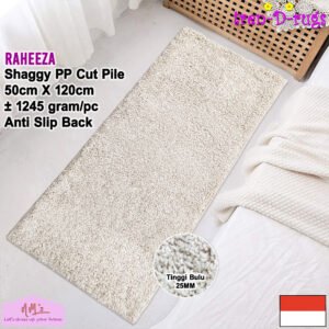 Tren-D-rugs Keset shaggy polos modern anti slip 50 x 120 cm