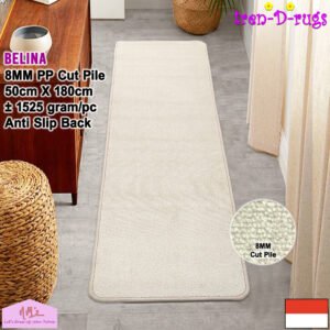 Tren-D-rugs Karpet polos modern anti slip 50 cm x 180 cm