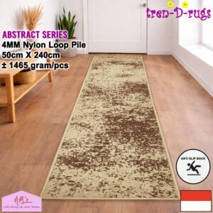 Tren-D-rugs Keset distress brushed abstrak 50 cm x 240 cm