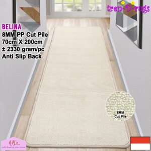 Tren-D-rugs Karpet polos modern anti slip 70 cm x 200 cm