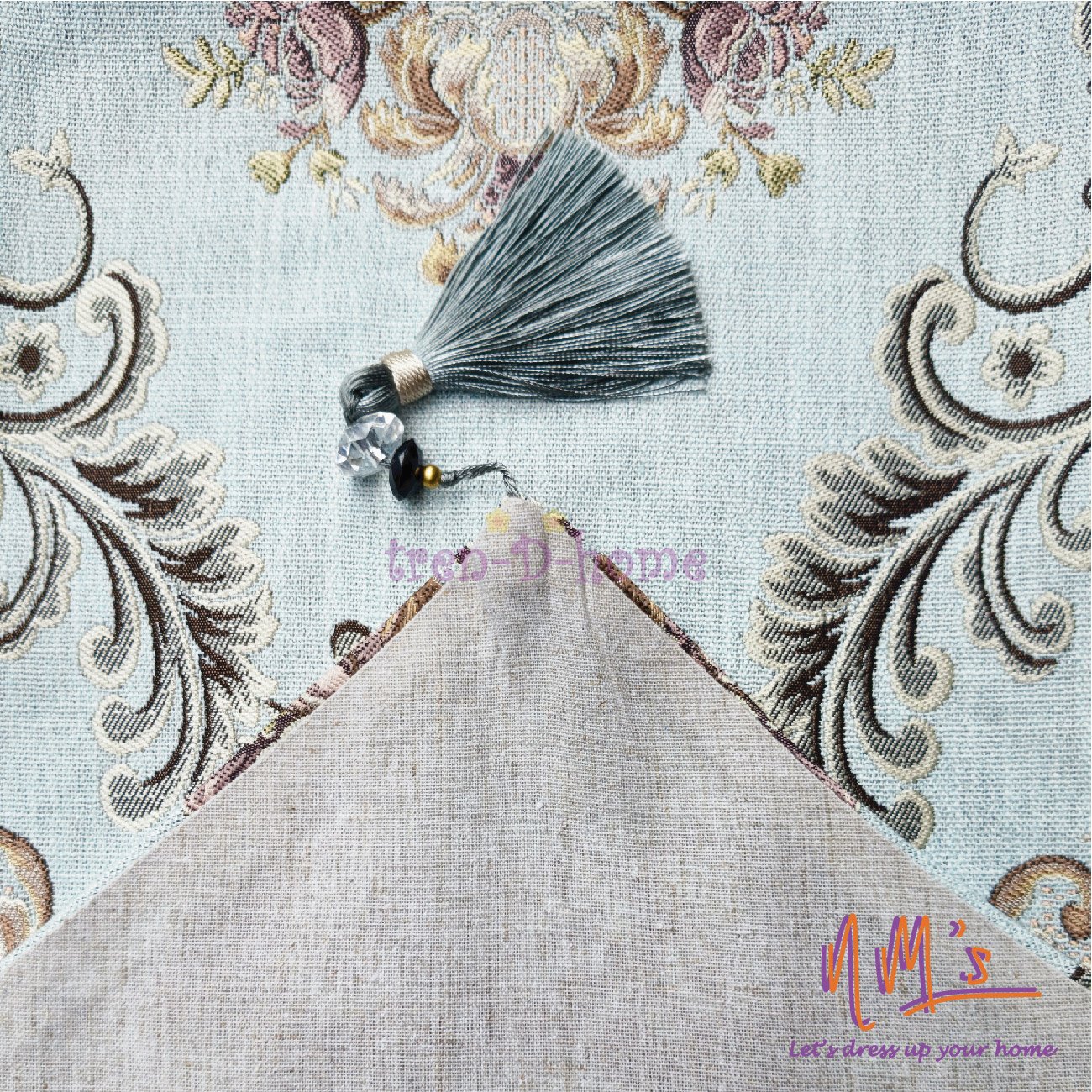 Tren-D-home taplak motif jacquard aesthetic 32 cm x 210 cm - Gambar 5