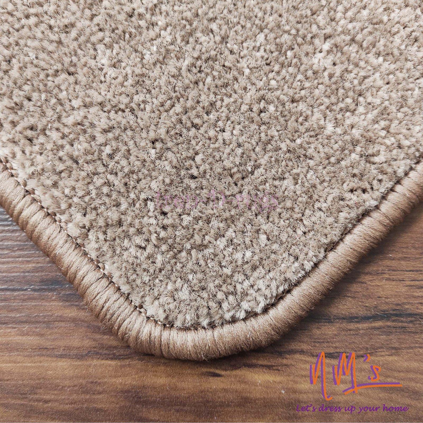 Tren-D-rugs Keset polos bulu halus anti slip 40 cm x 60 cm - Gambar 2