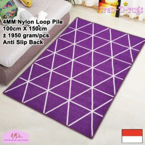 Tren-D-rugs Karpet permadani bulu anti slip 100 cm x 150 cm