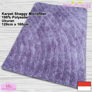 Tren-D-rugs - Karpet Shaggy MCR 03 Polyester 120 cm x 160 cm