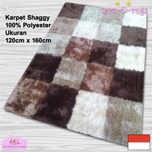 Tren-D-rugs Karpet shaggy bulu permadani 120 cm x 160 cm