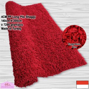Tren-D-rugs - Karpet Shaggy permadani modern 140 cm x 200 cm