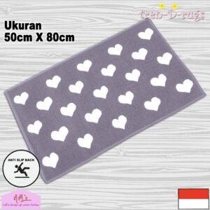 Tren-D-rugs - Keset kaki love hati anti slip 50 cm x 80 cm