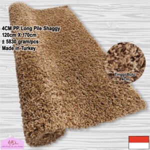 Tren-D-rugs - Karpet Shaggy Permadani Modern 120 cm x 170 cm