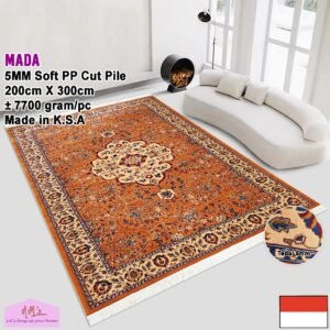 Karpet Mada jumbo motif klasik vintage 200 cm x 300 cm