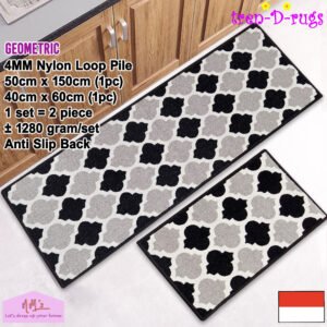 Tren-D-rugs Keset bulu anti slip 1 set 2 pcs 50 cm x 150 cm