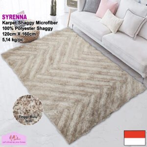 Tren-D-rugs - Karpet Shaggy MCR 04 Polyester 120 cm x 160 cm