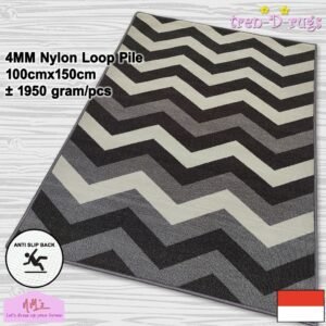 Tren-D-rugs Karpet permadani bulu anti slip 100 cm x 150 cm