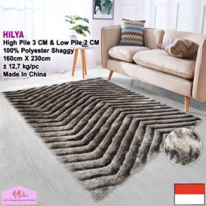 Karpet shaggy modern aesthetic permadani 160 cm x 230 cm