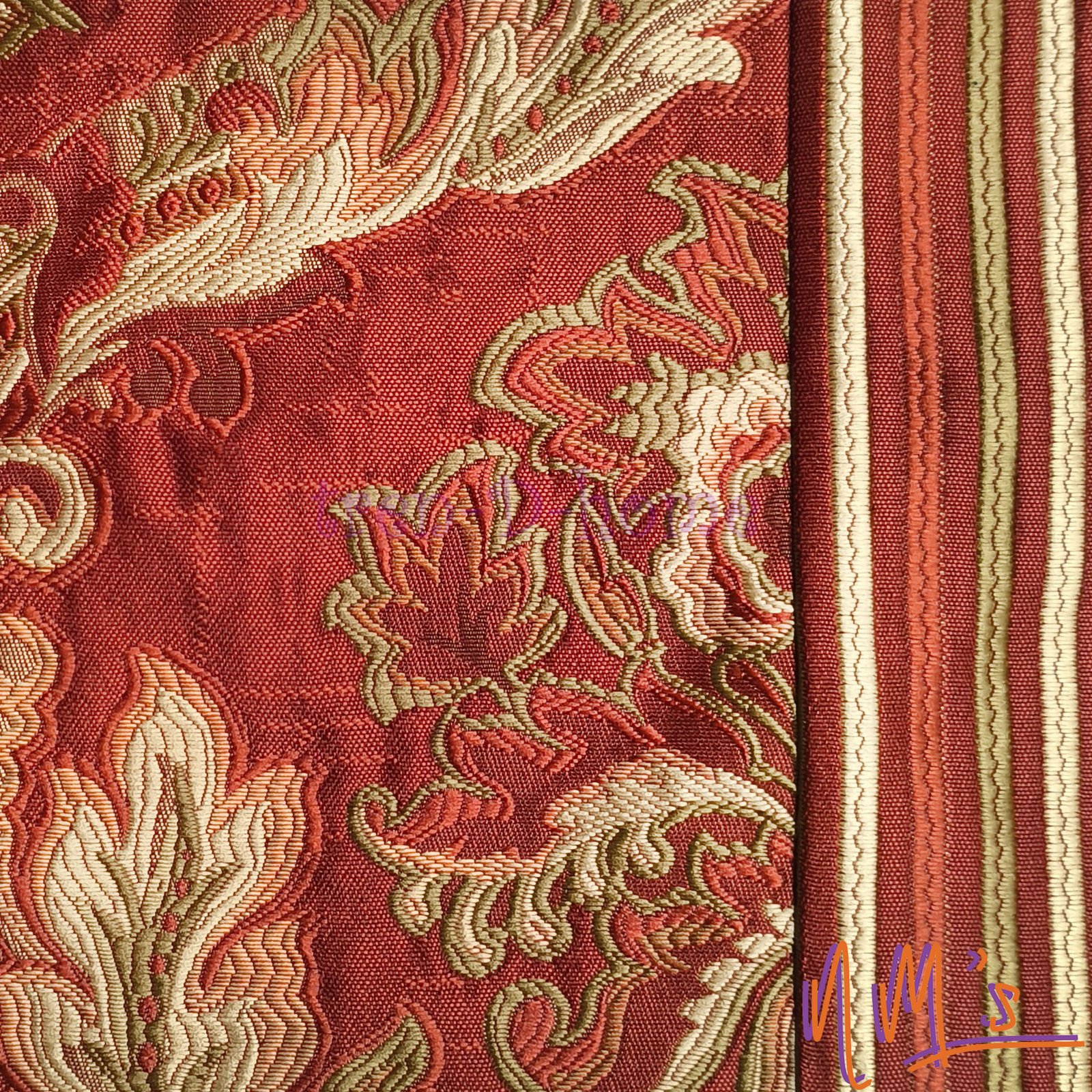 Tren-D-Home Sarung tisu motif bordir jacquard 32 cm x 21 cm - Gambar 3
