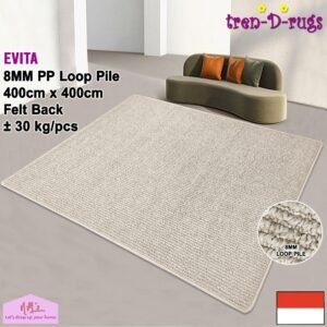 Tren-D-rugs karpet jumbo estetik polos 400 cm x 400 cm