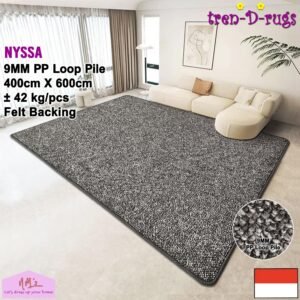 Tren-D-rugs karpet jumbo estetik polos 400 cm x 600 cm