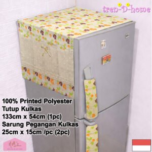 Sarung Bermotif Bunga 133 cm x 54 cm + 2pcs 25 cm x 15 cm