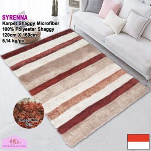 Tren-D-rugs - Karpet Shaggy MCR 02 Polyester 120 cm x 160 cm