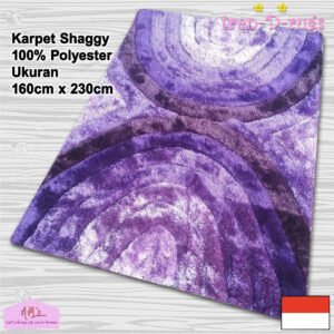 Tren-D-rugs Karpet shaggy bulu permadani 160 cm x 230 cm