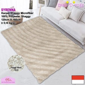 Tren-D-rugs - Karpet Shaggy MCR 03 Polyester 120 cm x 160 cm