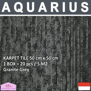 AQUARIUS Karpet tile kantor hotel 50 cm x 50 cm 1 box