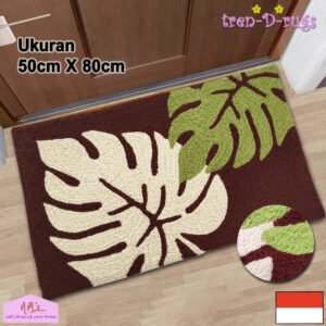 Tren-D-rugs Keset anyaman acrylic modern 50 cm x 80 cm