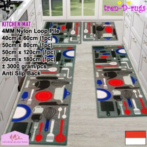 Tren-D-rugs Karpet bulu anti slip murah 1 set isi 4 pcs