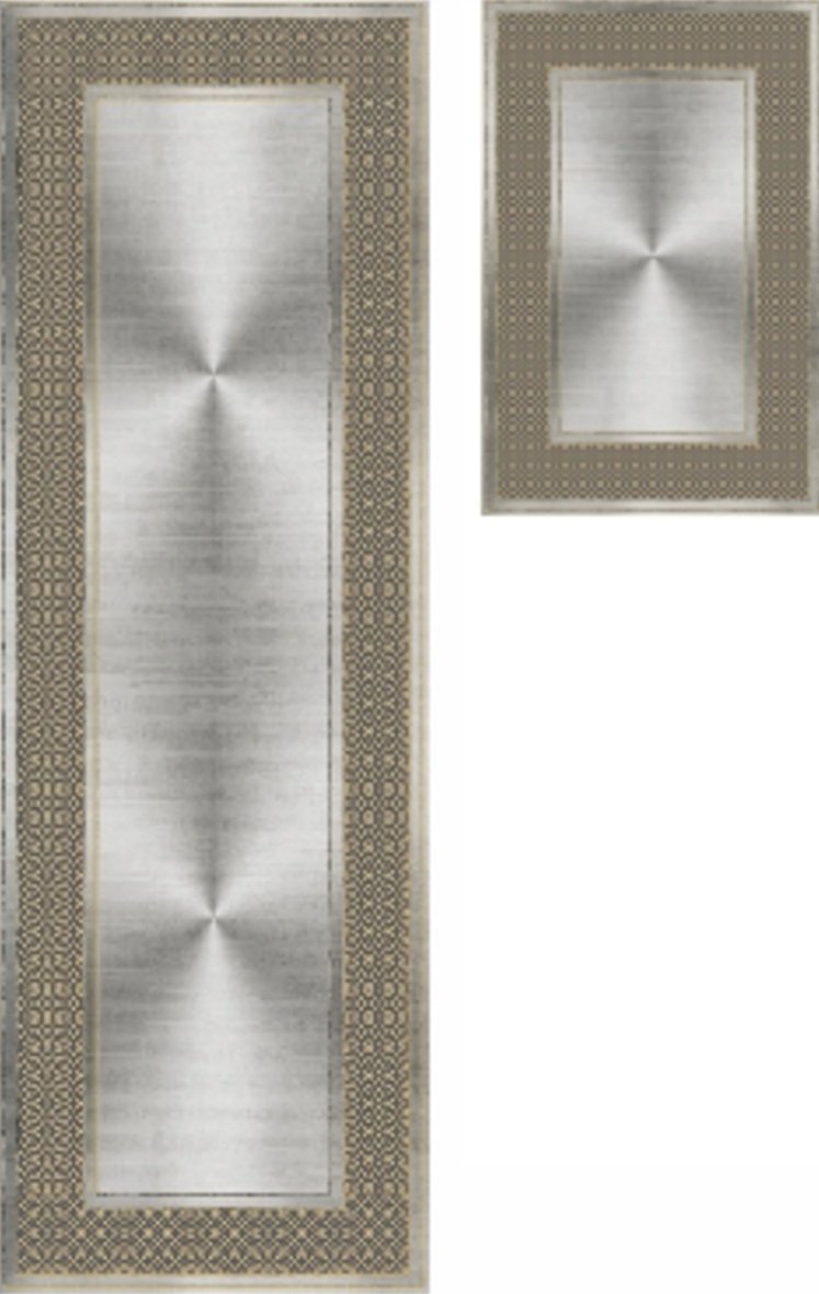 Tren-D-rugs Keset kaki klasik eropa 2pcs 50 cm x 120 cm - Gambar 4