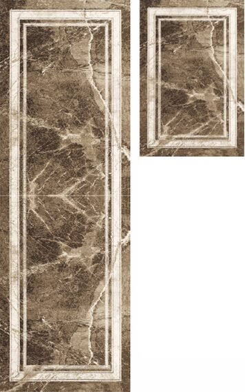 Tren-D-rugs Keset kaki klasik eropa 2pcs 50 cm x 120 cm - Gambar 7