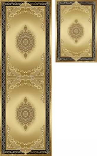 Tren-D-rugs Keset kaki klasik eropa 2pcs 50 cm x 120 cm - Gambar 2