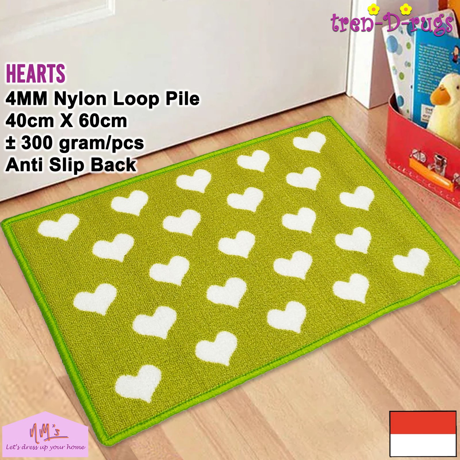 Tren-D-rugs - Keset kaki murah anti slip 40 cm x 60 cm