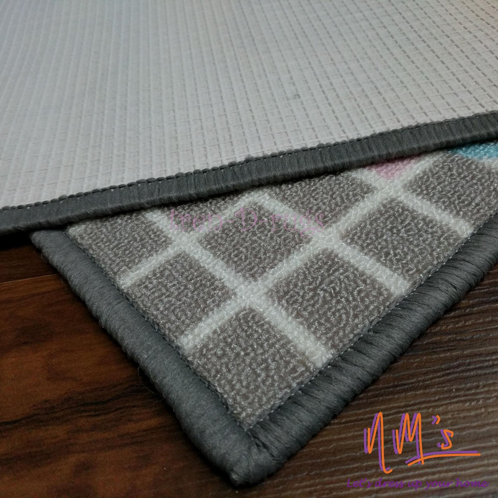 Tren-D-rugs Karpet Chef Hat Printed Gel Back 2 pcs set 50 cm x 120 cm - Gambar 2
