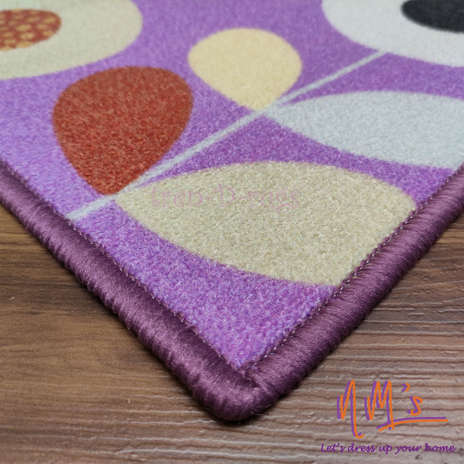 Tren-D-rugs Karpet digital print stylized flower permadani 100 cm x 150 cm - Gambar 23