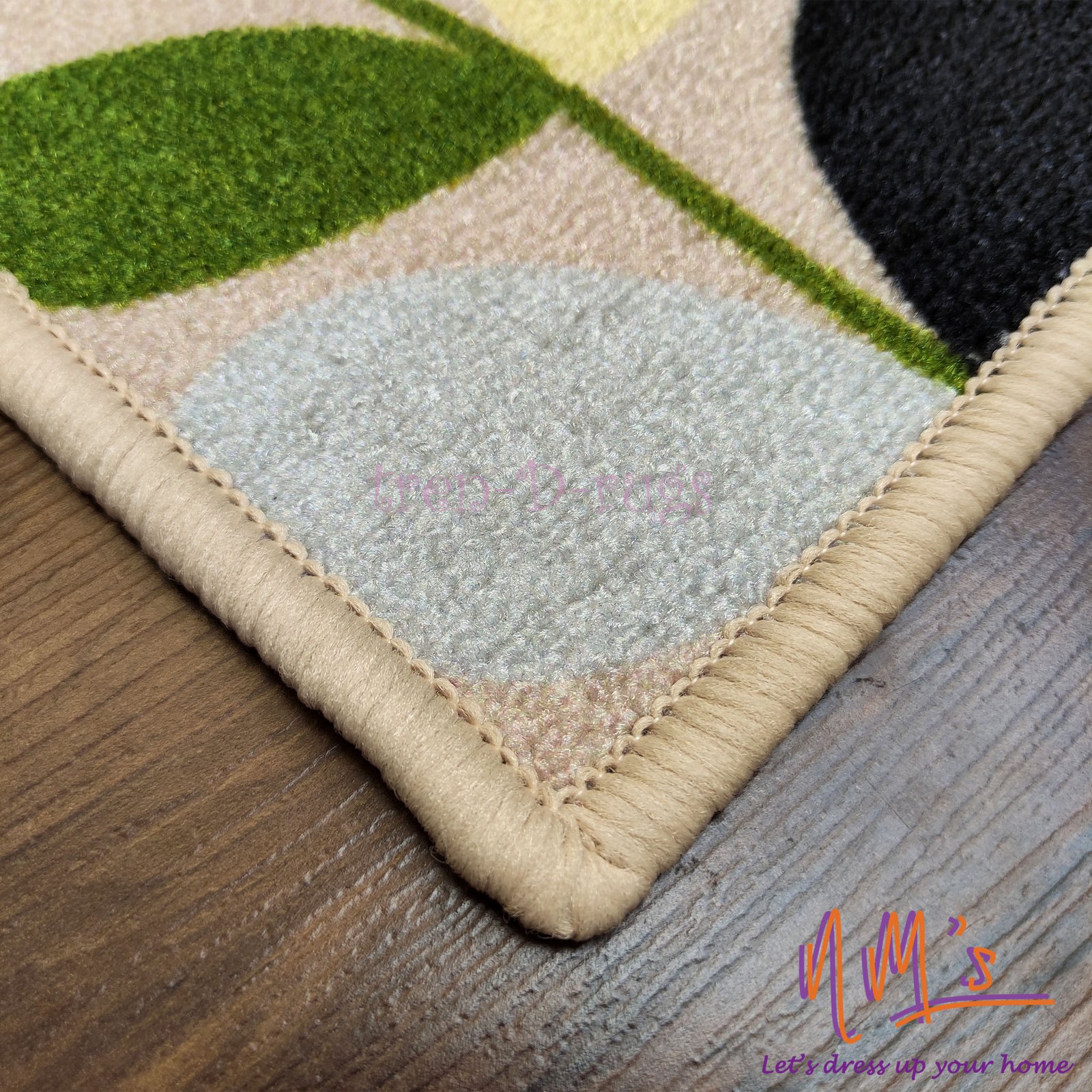 Tren-D-rugs Karpet digital print stylized flower permadani 100 cm x 150 cm - Gambar 38