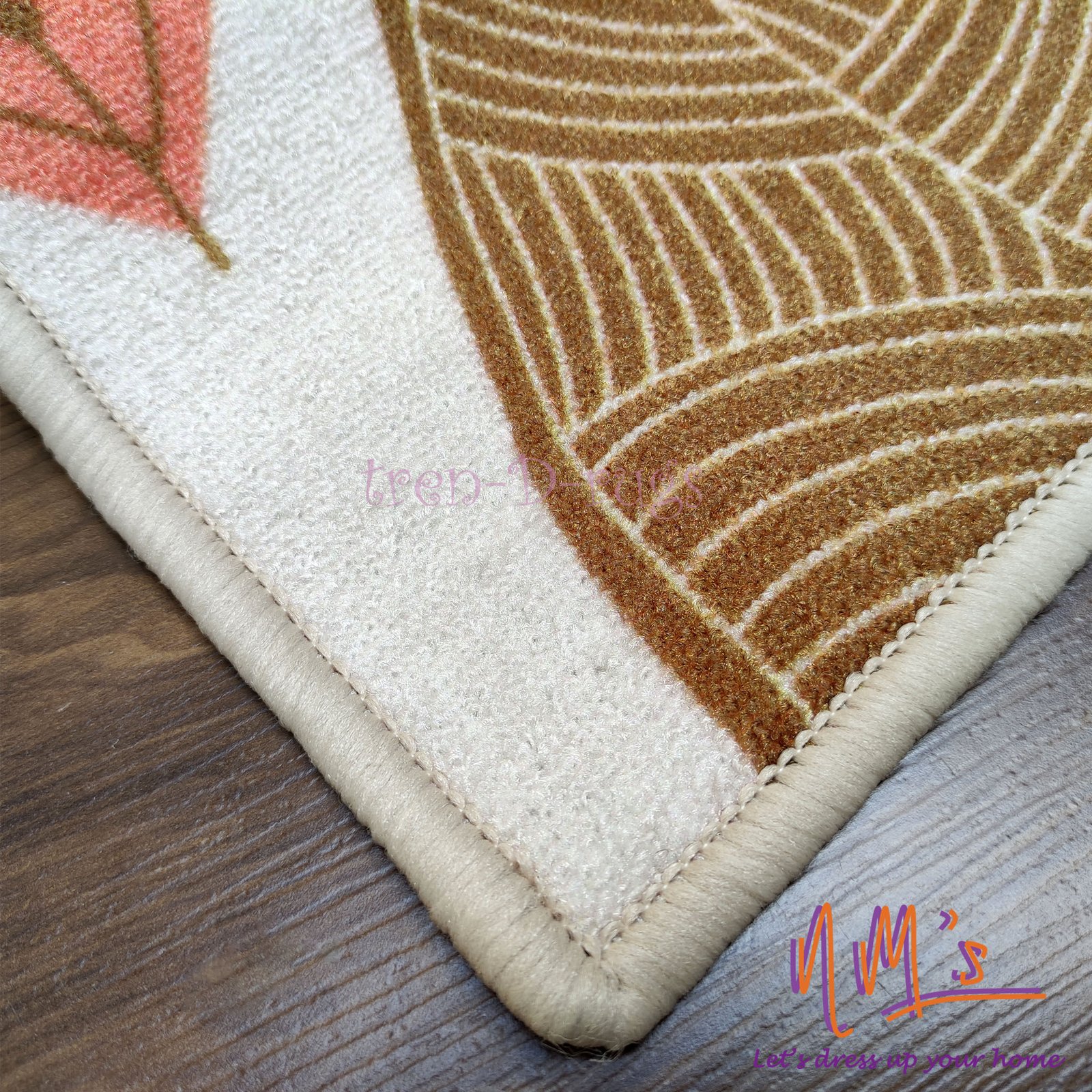 Tren-D-rugs Karpet digital print stylized flower permadani 100 cm x 150 cm - Gambar 20