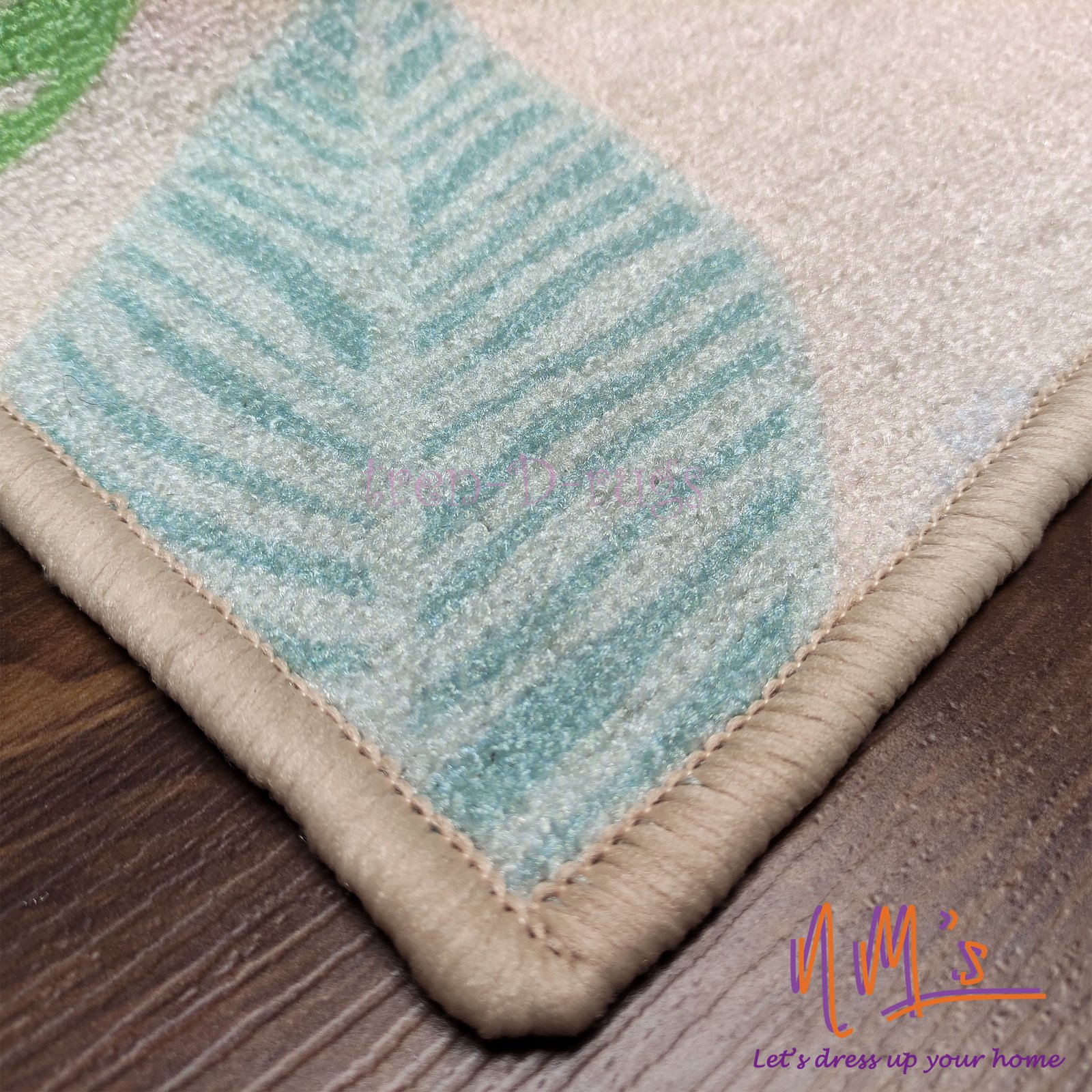 Tren-D-rugs Karpet digital print stylized flower permadani 100 cm x 150 cm - Gambar 14