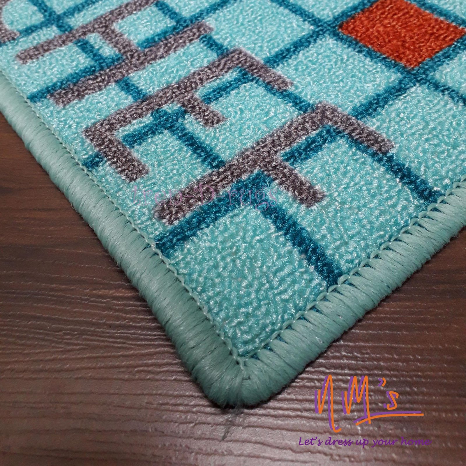 Tren-D-rugs Karpet Chef Hat Printed Gel Back 2 pcs set 50 cm x 120 cm - Gambar 6