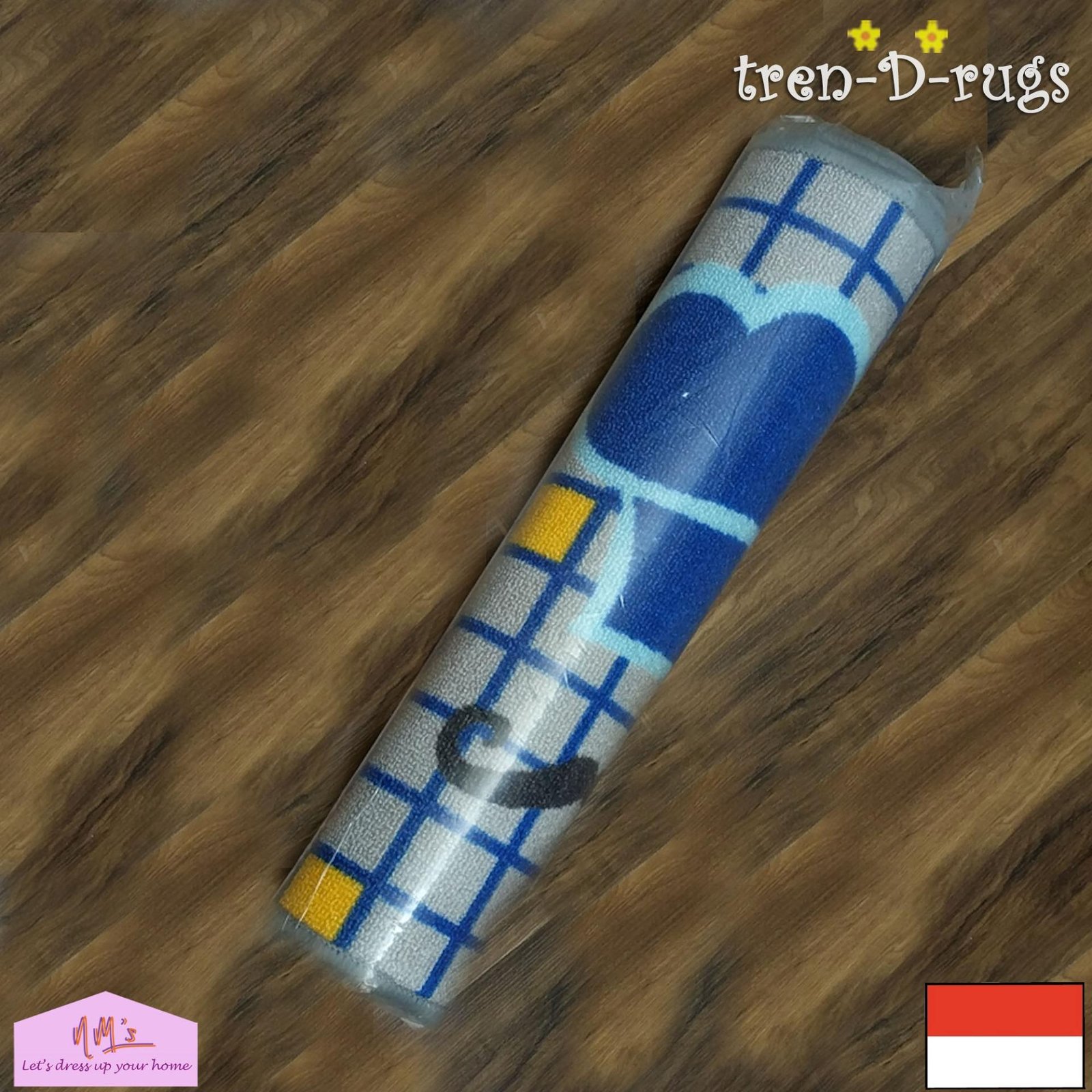 Tren-D-rugs Karpet Chef Hat Printed Gel Back 2 pcs set 50 cm x 120 cm - Gambar 7